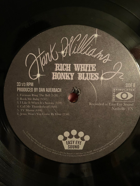 Hank Williams Jr. - Rich White Honky Blues | Easy Eye Sound (EES-030) - 4 Hank Williams Jr. - Rich White Honky Blues | Easy Eye Sound (EES-030) - 4