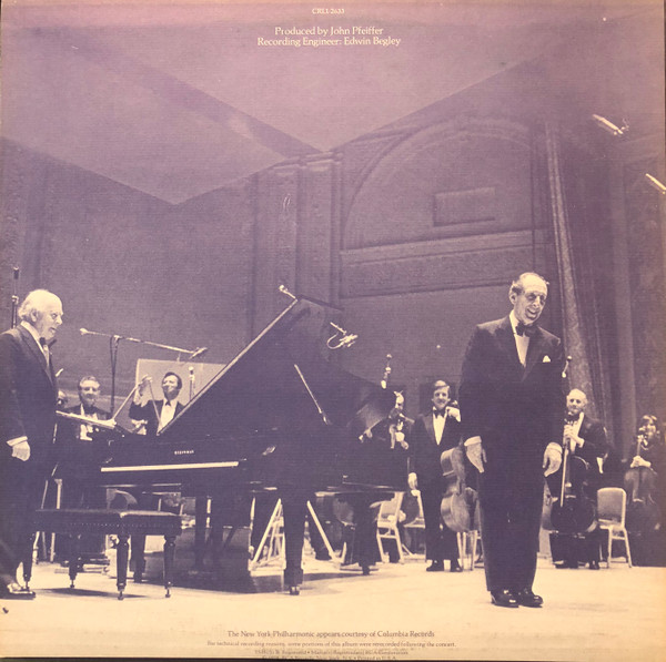 Sergei Vasilyevich Rachmaninoff , Vladimir Horowitz , New York Philharmonic , Eugene Ormandy - Golden Jubilee Concert 1978 - Rachmaninoff Concerto No. 3 | RCA Red Seal (CRL1-2633) - 2