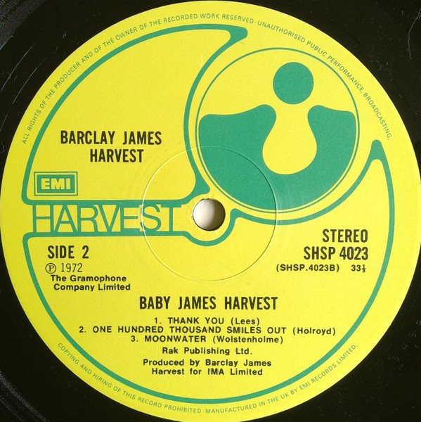 Barclay James Harvest - Baby James Harvest | Harvest (SHSP 4023) - 4