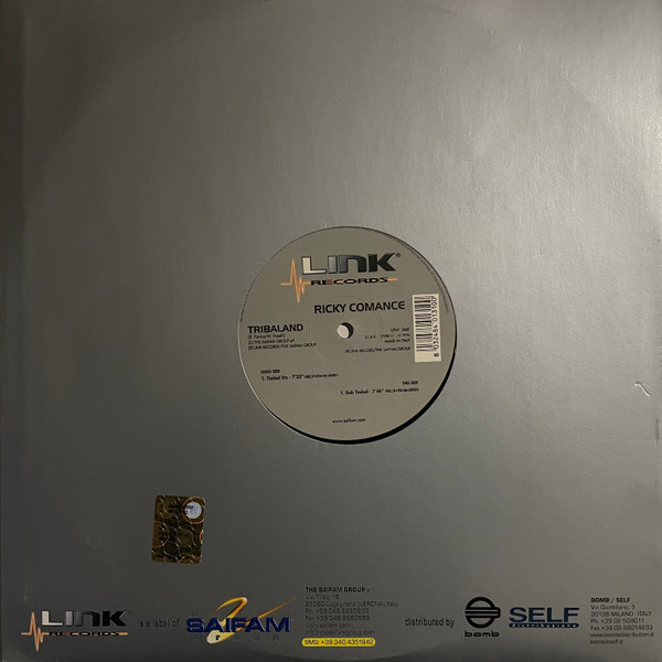Ricky Comance - Tribaland | Link Records (LINK060)