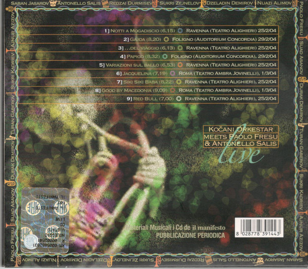 Koçani Orkestar Meets  Paolo Fresu & Antonello Salis - Live | Il Manifesto (Cd 143) - 2