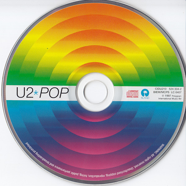 U2 - Pop | Island Records (CIDU210) - 3 U2 - Pop | Island Records (CIDU210) - 3