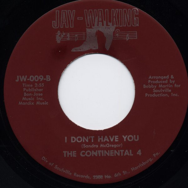 The Continental 4 - The Way I Love You | Jay-Walking (JW-009) - 2