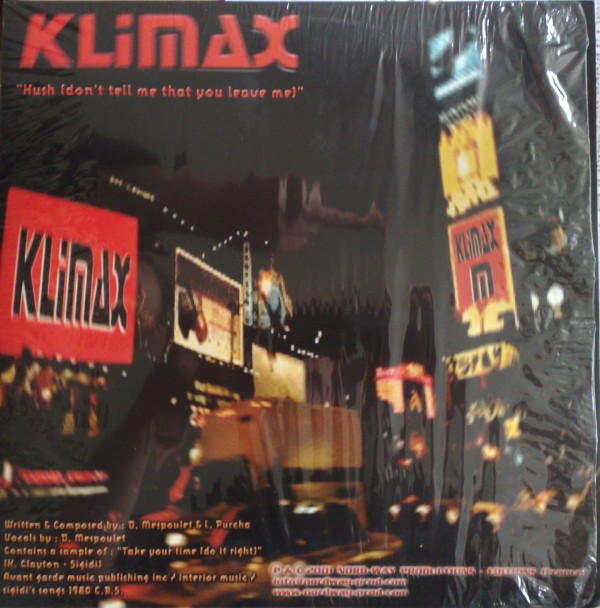 Klimax / Ultrafunk - Hush (Don't Tell Me That You Leave Me) / Free | Nord-Way Productions (NW 07/06/01) - main