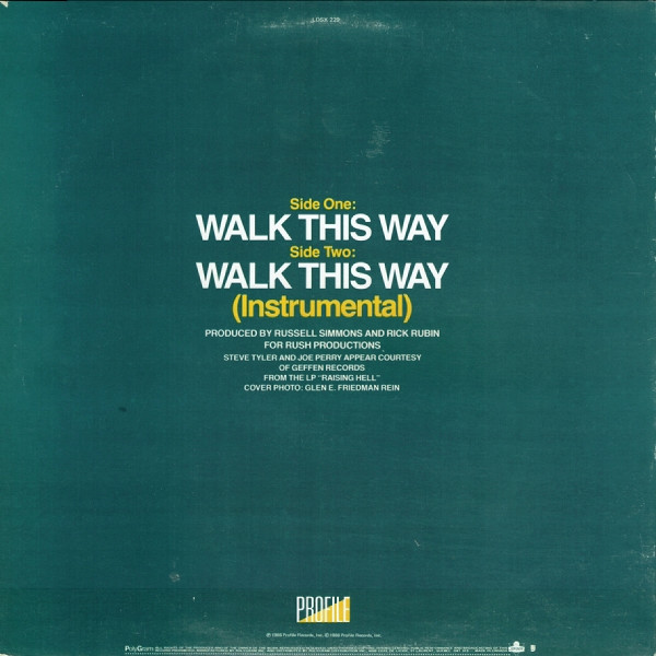 Run-DMC - Walk This Way | London Records (LDSX 229) - 2