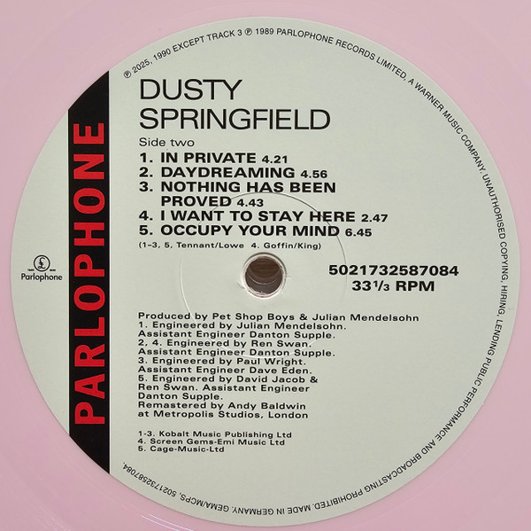 Dusty Springfield - Reputation | Parlophone (5021732587084) - 5 Dusty Springfield - Reputation | Parlophone (5021732587084) - 5