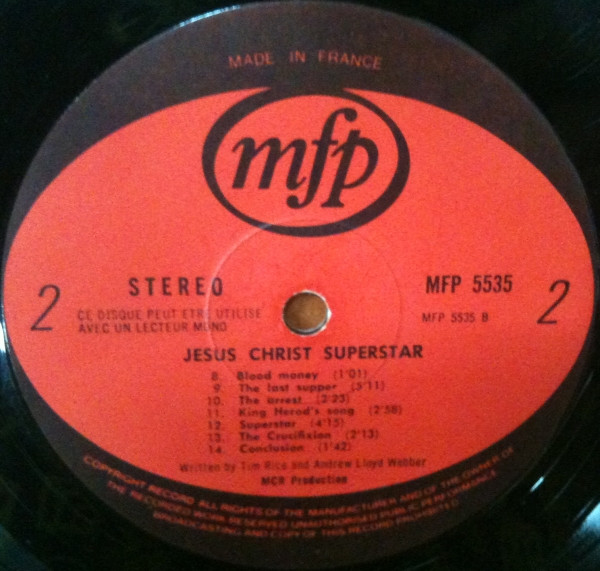 Tim Rice And Andrew Lloyd Webber - Jesus Christ Superstar | Music For Pleasure (MFP 5535) - 4