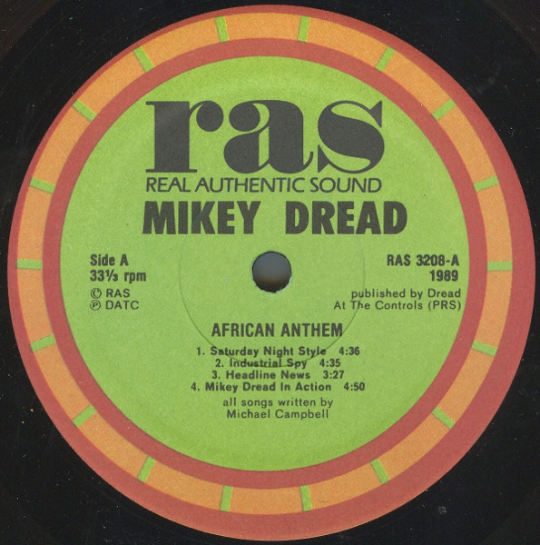 Mikey Dread - African Anthem The Mikey Dread Show Dubwise | Real Authentic Sound (RAS 3208) - 3 Mikey Dread - African Anthem The Mikey Dread Show Dubwise | Real Authentic Sound (RAS 3208) - 3