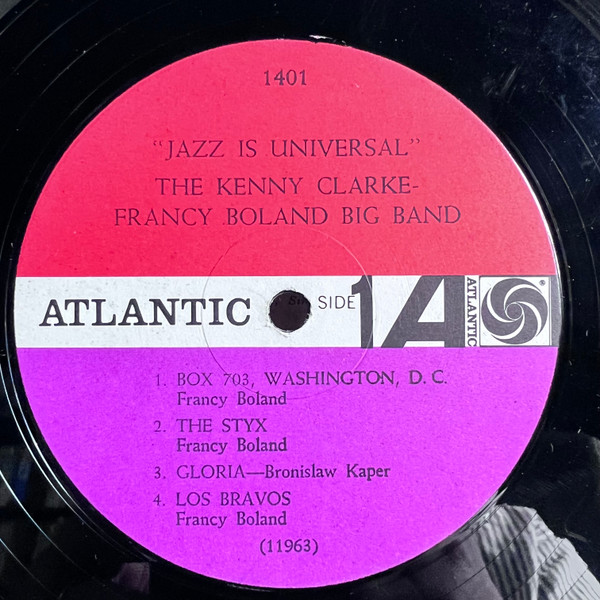 Clarke-Boland Big Band - Jazz Is Universal | Atlantic (1401) - 3 Clarke-Boland Big Band - Jazz Is Universal | Atlantic (1401) - 3