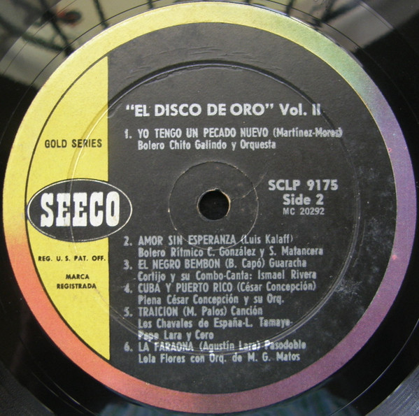 Various - El Disco De Oro: Vol. 2 | Seeco (SCLP-9175) - 4