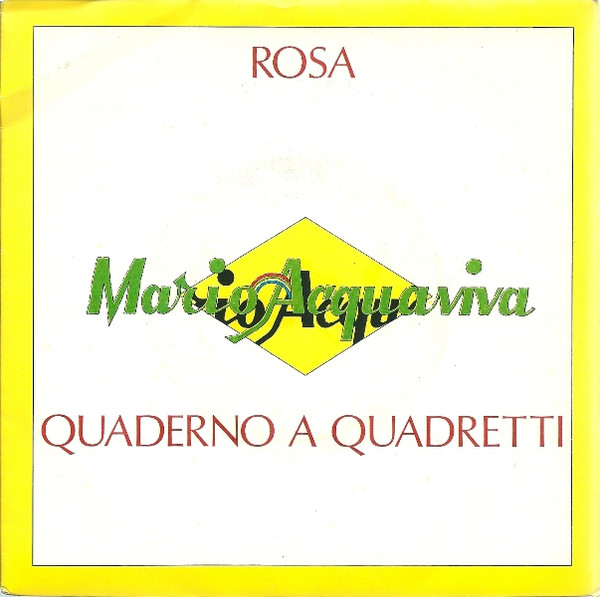 Mario Acquaviva - Rosa / Quaderno A Quadretti | Ascolto (ASC 10266) - main