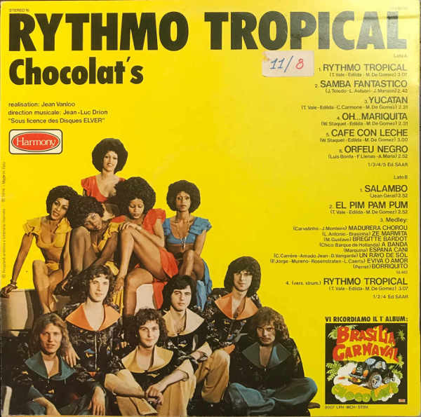 Chocolat's - Rythmo Tropical | Harmony (LPH 8008) - 2 Chocolat's - Rythmo Tropical | Harmony (LPH 8008) - 2