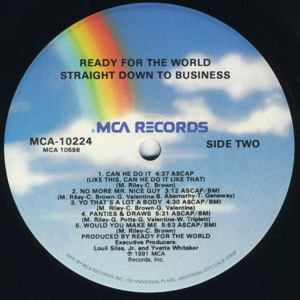 Ready For The World - Straight Down To Business | MCA Records (MCA 10224) - 3 Ready For The World - Straight Down To Business | MCA Records (MCA 10224) - 3