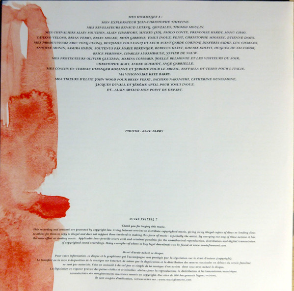 Jane Birkin - Rendez-vous | Capitol Records (07243 5987592 7) - 4