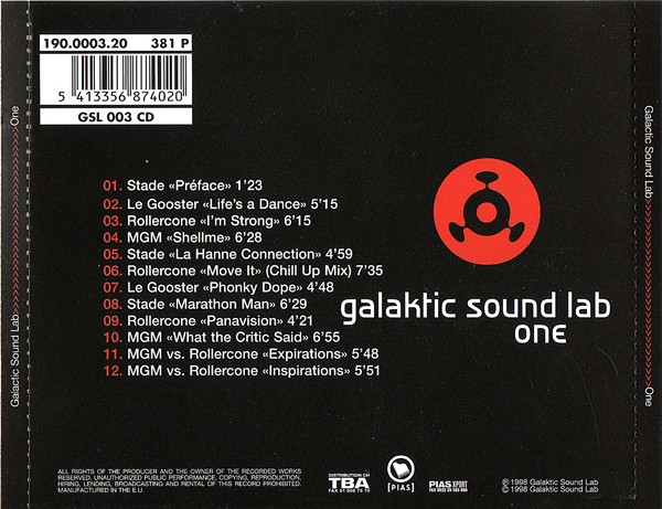 Various - Galaktic Sound Lab - One | Galaktic Sound Lab (GSL 003 CD) - 2