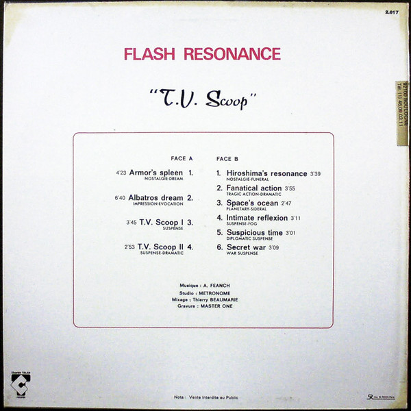 Alan Feanch - Flash Resonance: T.V. Scoop | Charles Talar Records (2017) - 2 Alan Feanch - Flash Resonance: T.V. Scoop | Charles Talar Records (2017) - 2