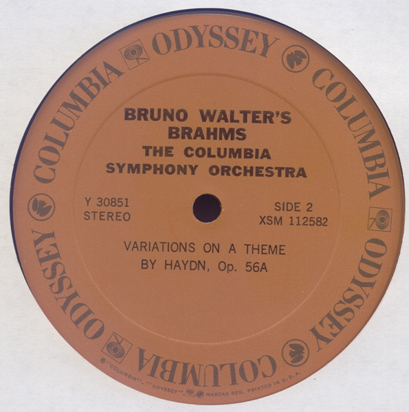 Bruno Walter's Brahms