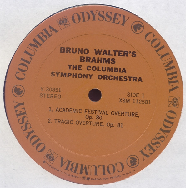 Bruno Walter's Brahms