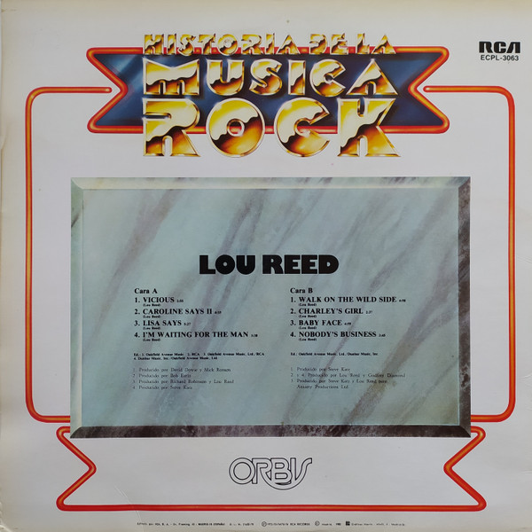 Lou Reed - Lou Reed | RCA (ECPL-3063) - 2