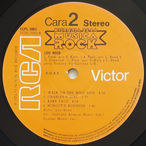 Lou Reed - Lou Reed | RCA (ECPL-3063) - 4