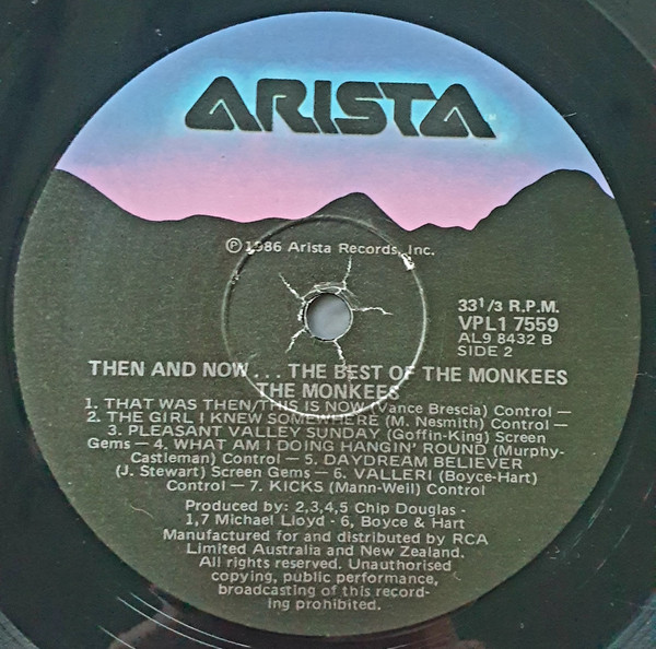 The Monkees - Then & Now... The Best Of The Monkees | Arista (VPL1 7559) - 4 The Monkees - Then & Now... The Best Of The Monkees | Arista (VPL1 7559) - 4