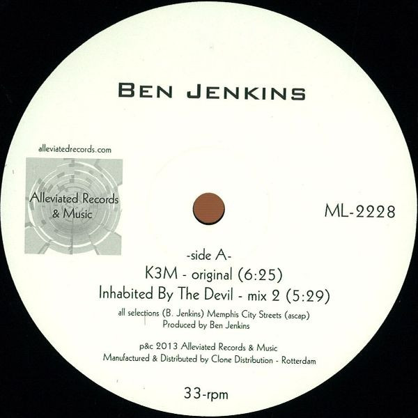 Ben Jenkins - K3M | Alleviated Records (ML-2228)