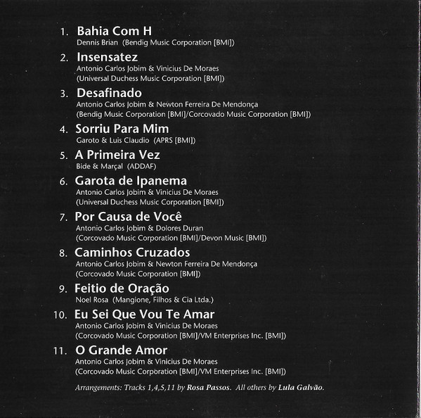 Rosa Passos & Ron Carter - Entre Amigos | Chesky Records (JD247) - 4 Rosa Passos & Ron Carter - Entre Amigos | Chesky Records (JD247) - 4