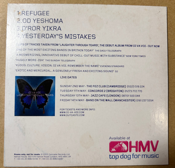 Oi Va Voi - Laughter Through Tears Sampler | Outcaste Records (CASTE29CDsp) - 2