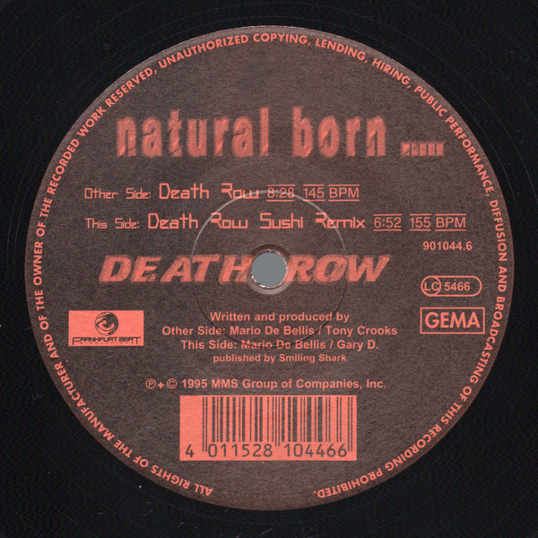 Natural Born - Death Row | Frankfurt Beat Productions (901044.6) - 2