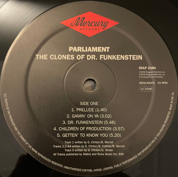 Parliament - The Clones Of Dr. Funkenstein | Mercury (SVLP 218) - 4 Parliament - The Clones Of Dr. Funkenstein | Mercury (SVLP 218) - 4