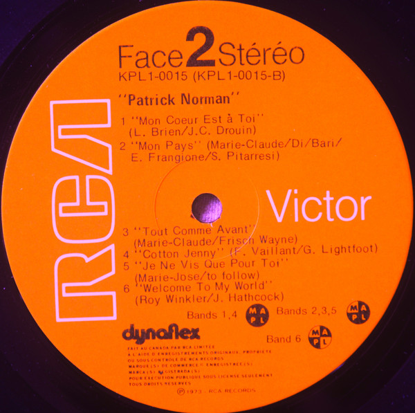 Patrick Norman - Patrick Norman | RCA Victor (KPL1-0015) - 4