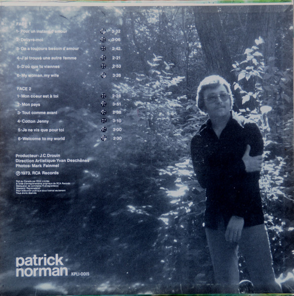 Patrick Norman - Patrick Norman | RCA Victor (KPL1-0015) - 2