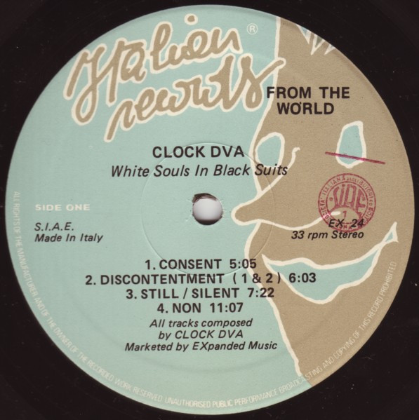 Clock DVA - White Souls In Black Suits | Italian Records (EX 24) - 3 Clock DVA - White Souls In Black Suits | Italian Records (EX 24) - 3