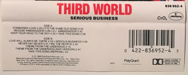 Third World - Serious Business | Mercury (836 952-4) - 2 Third World - Serious Business | Mercury (836 952-4) - 2