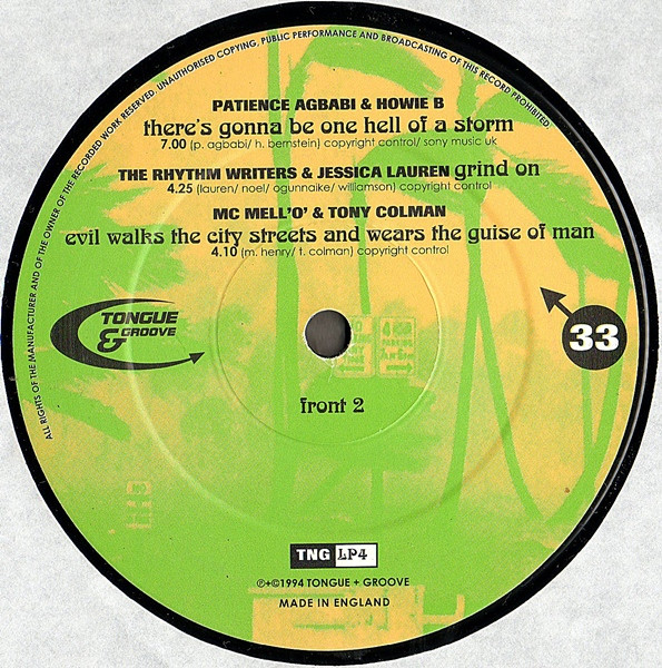 Various - One Hell Of A Storm (Versemongers Meet Soundcreators) | Tongue And Groove Records (TNGLP04) - 4 Various - One Hell Of A Storm (Versemongers Meet Soundcreators) | Tongue And Groove Records (TNGLP04) - 4