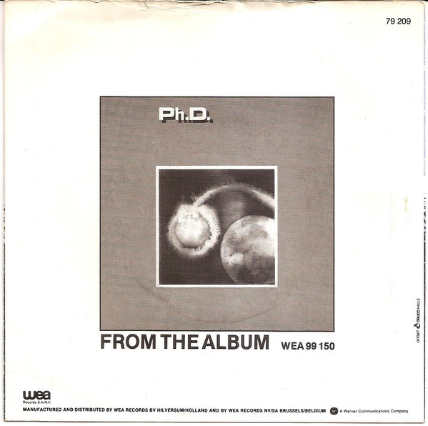 Ph.D. - I Won't Let You Down | WEA (79 209) - 2