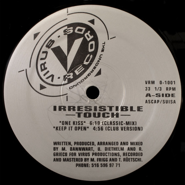 Irresistible Touch - Irresistible Touch EP | Virus Records (VRM 0-1001) - main