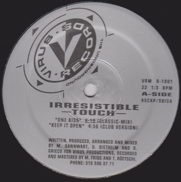 Irresistible Touch - Irresistible Touch EP | Virus Records (VRM 0-1001) - 3