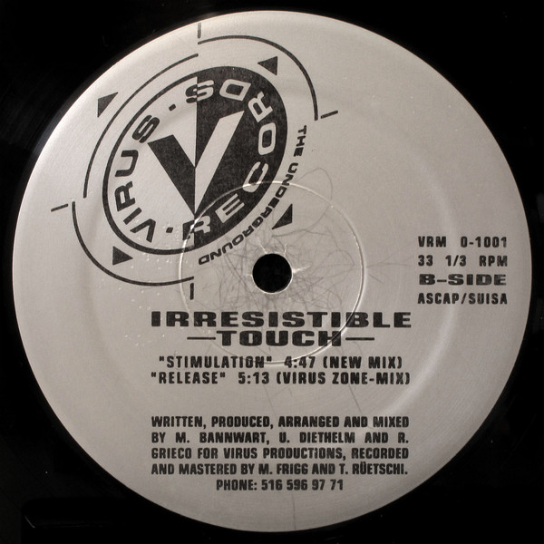 Irresistible Touch - Irresistible Touch EP | Virus Records (VRM 0-1001) - 2