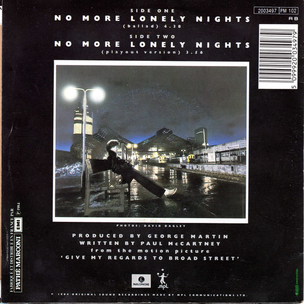 Paul McCartney - No More Lonely Nights | Parlophone (2003497) - 2