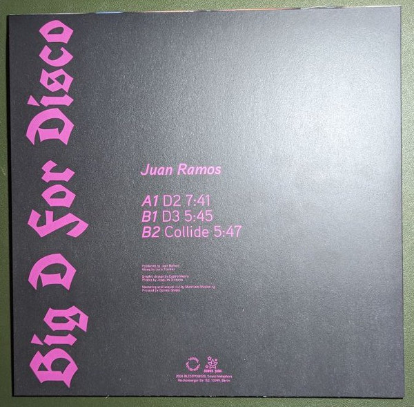 Juan Ramos - Big D For Disco | Bless You (BLESSYOU028) - 2