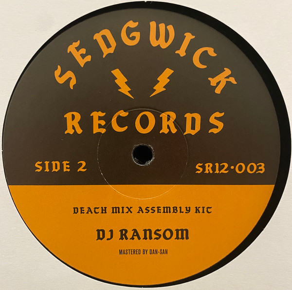 Jigzaw & DJ Ransom - Lesson 80s / Death Mix Assembly Kit | Sedgwick Records (SR12-003) - 2 Jigzaw & DJ Ransom - Lesson 80s / Death Mix Assembly Kit | Sedgwick Records (SR12-003) - 2