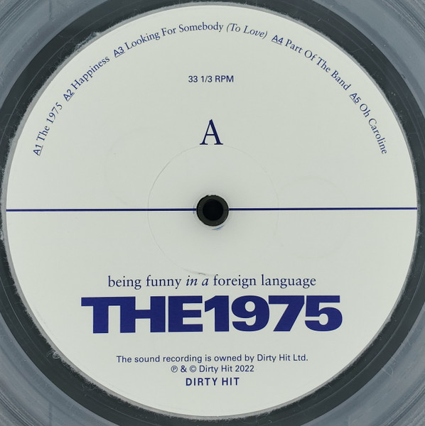 The 1975 - Being Funny In A Foreign Language | Dirty Hit (DH01242) - 3