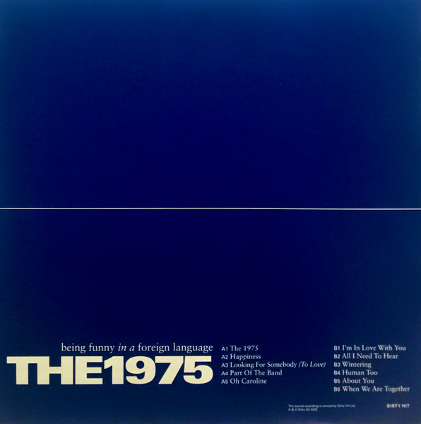 The 1975 - Being Funny In A Foreign Language | Dirty Hit (DH01242) - 2