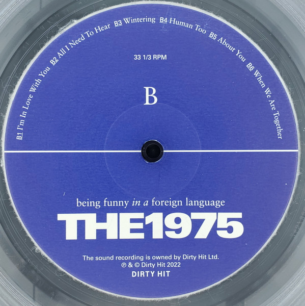The 1975 - Being Funny In A Foreign Language | Dirty Hit (DH01242) - 4