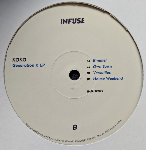 Koko - Generation K EP | Infuse (INFUSE029) - main