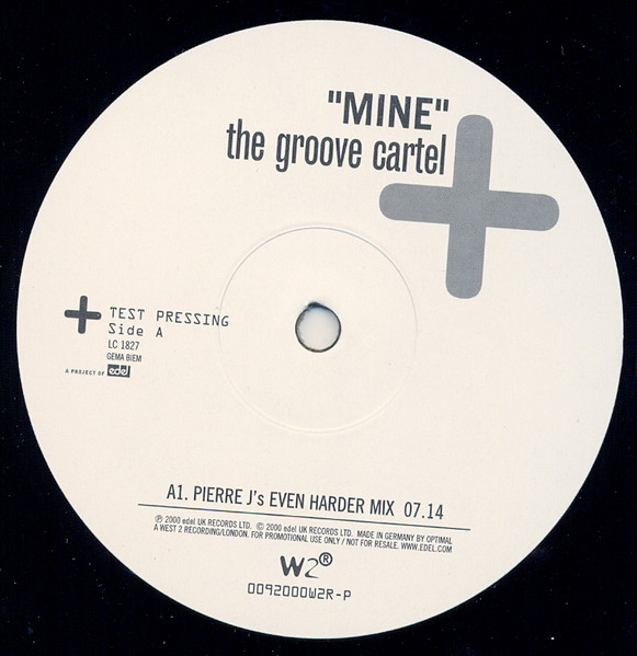 The Groove Cartel - Mine | West 2 Recordings (0092000W2R-P)