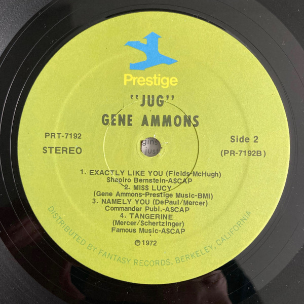 Gene Ammons - "Jug" [Vinyl] | Prestige (PR 7192) - 4