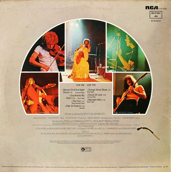 Curved Air - Midnight Wire | RCA Victor (BTM 1005) - 2