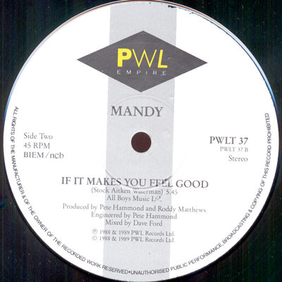Mandy Smith - Don't You Want Me Baby | PWL Empire (PWLT 37) - 2